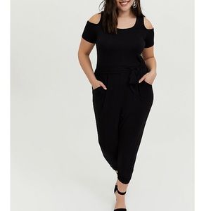 NWT Torrid size 2 black jumpsuit